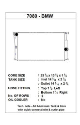 CSF BMW 2 Series (F22/F23) / BMW 3 Series (F30/F31/F34) / BMW 4 Series (F32/F33/F36) M/T Radiator